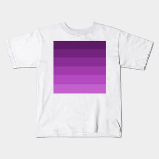 Purple strips Kids T-Shirt